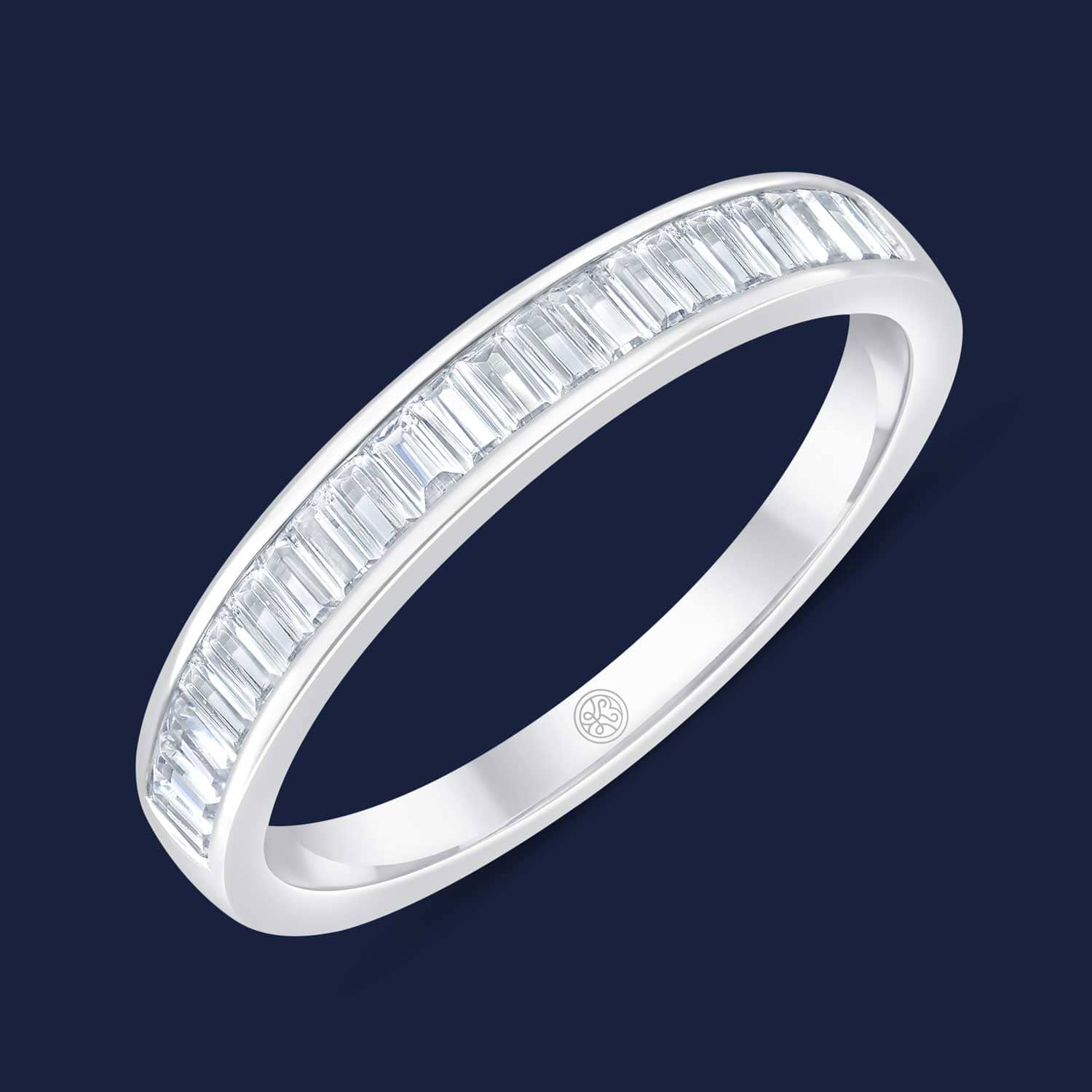 Baguette Channel Diamond Band