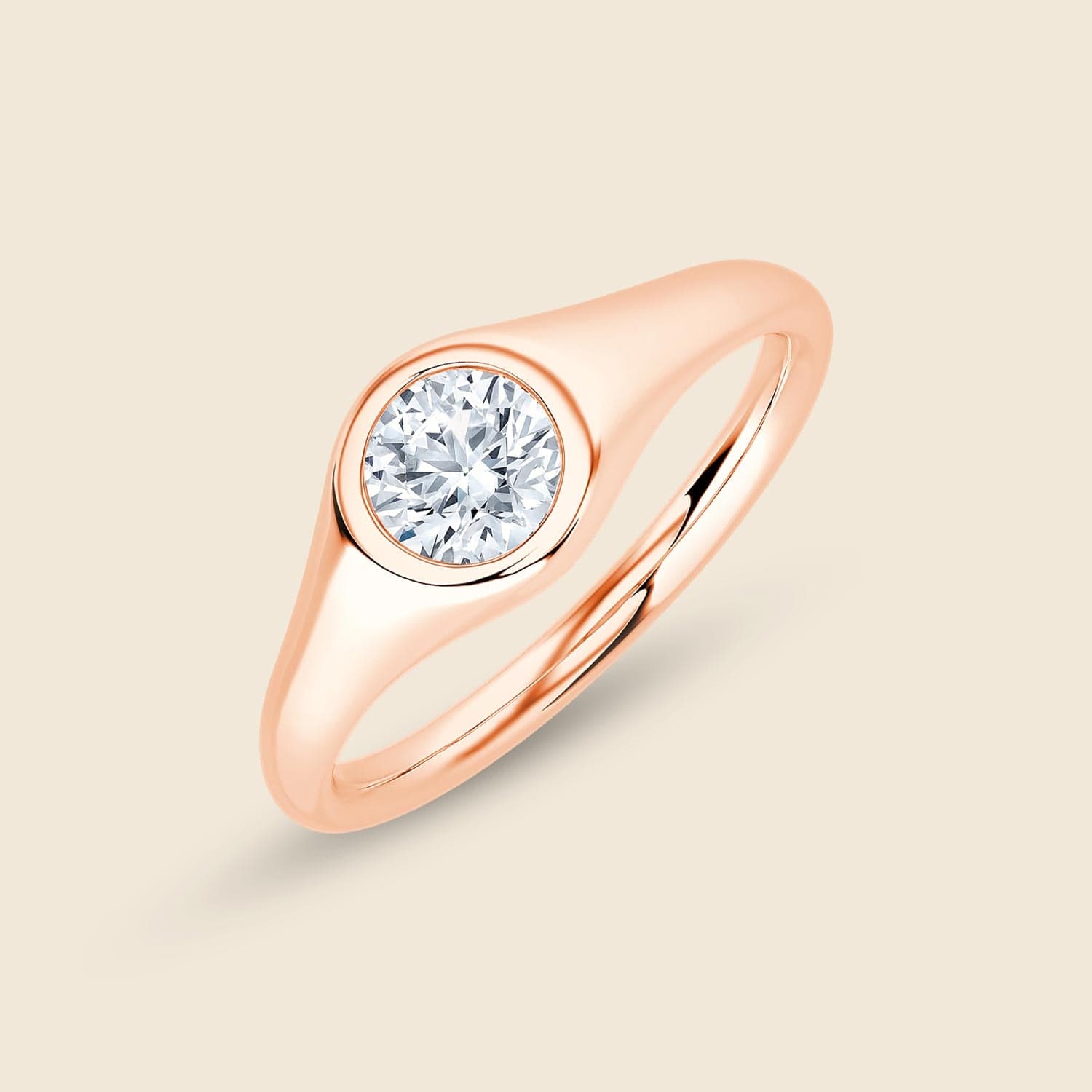 Round Signet Ring