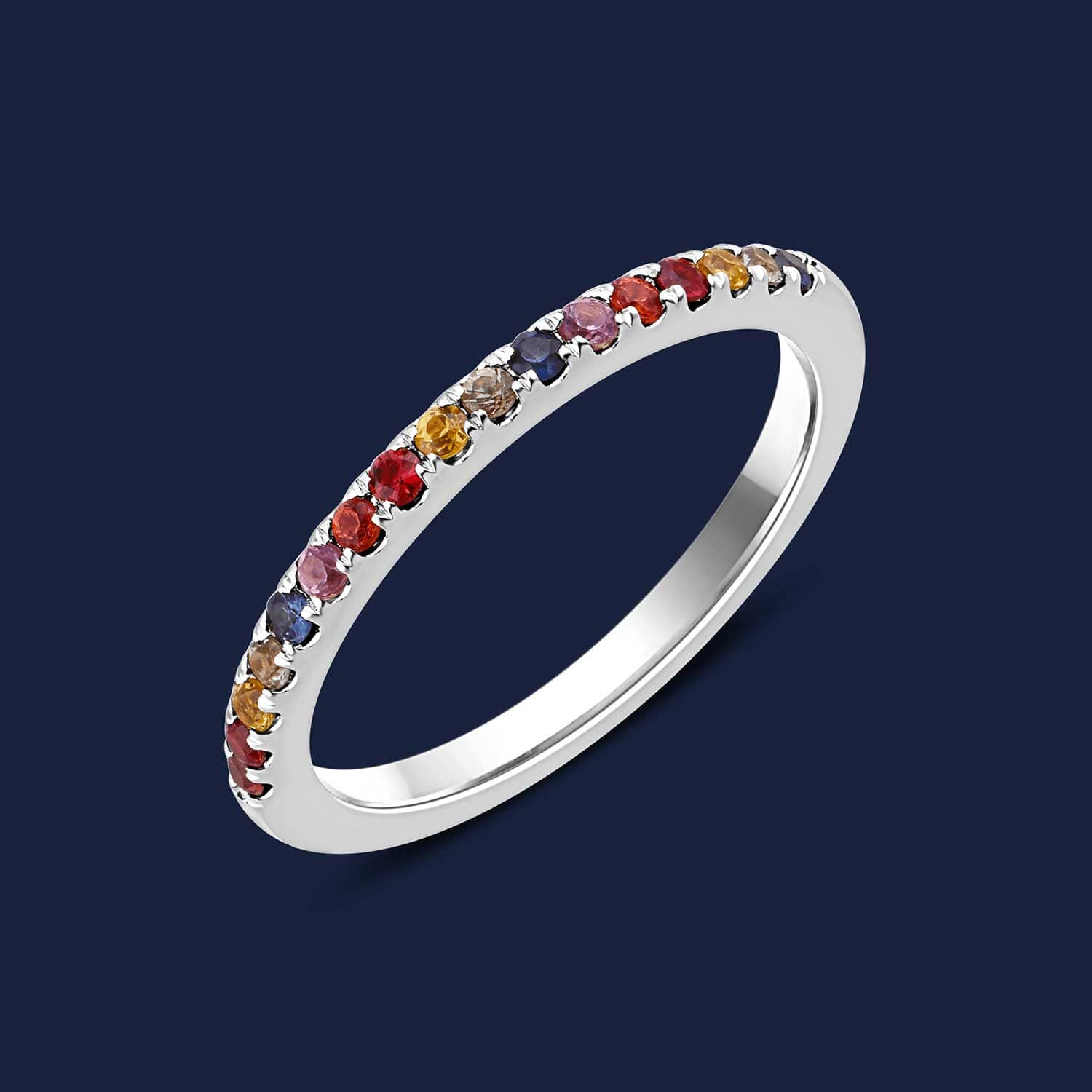 Rainbow Ring Weiß