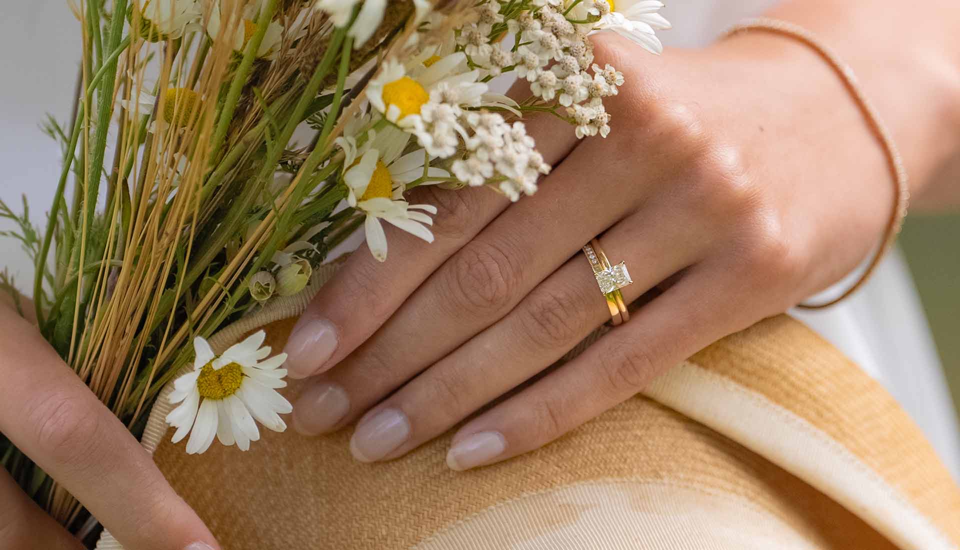 nachhaltiger filigraner Hochzeitsschmuck mit Lab-Grown Diamanten