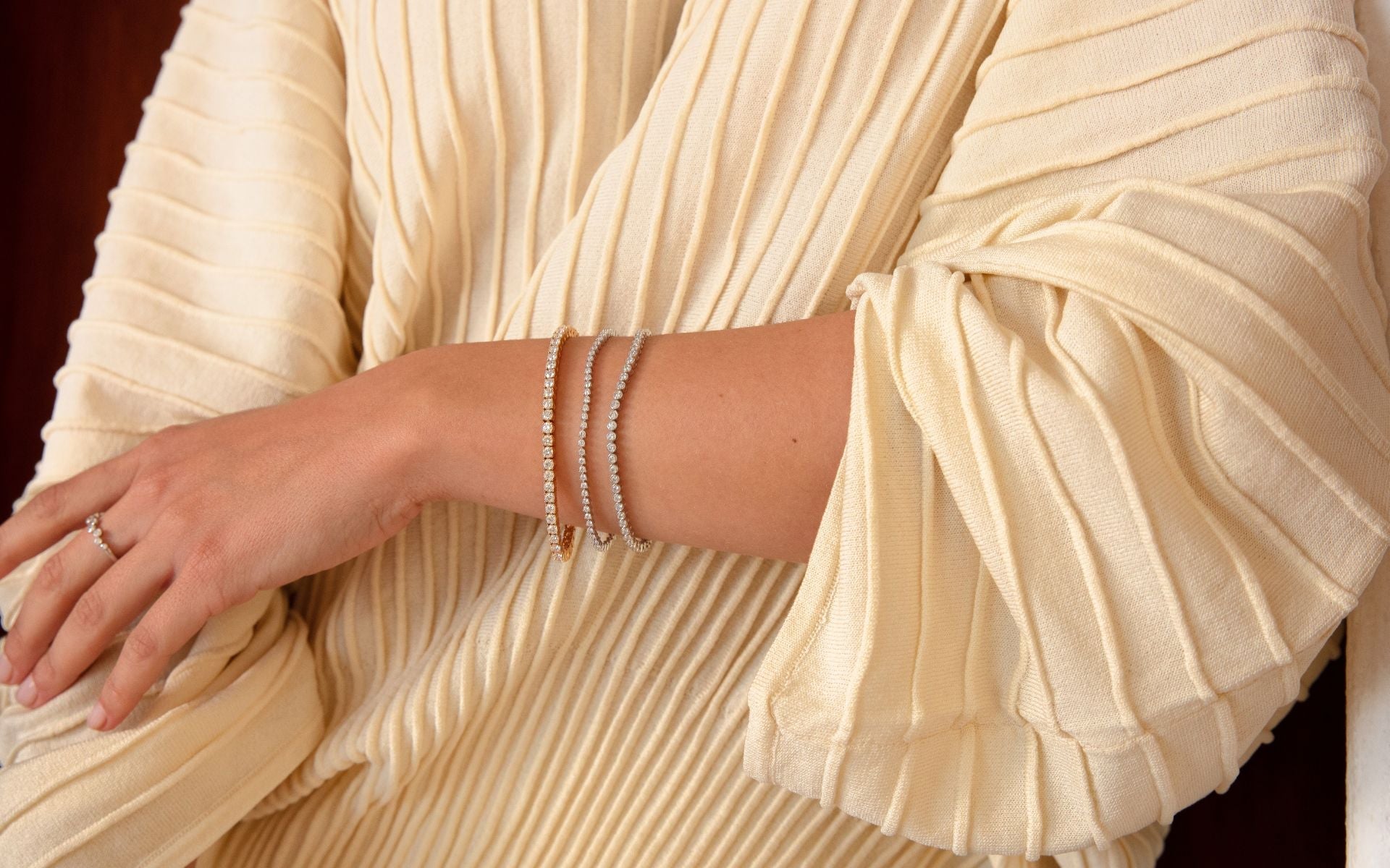 nachhaltiges Armband mit Diamanten