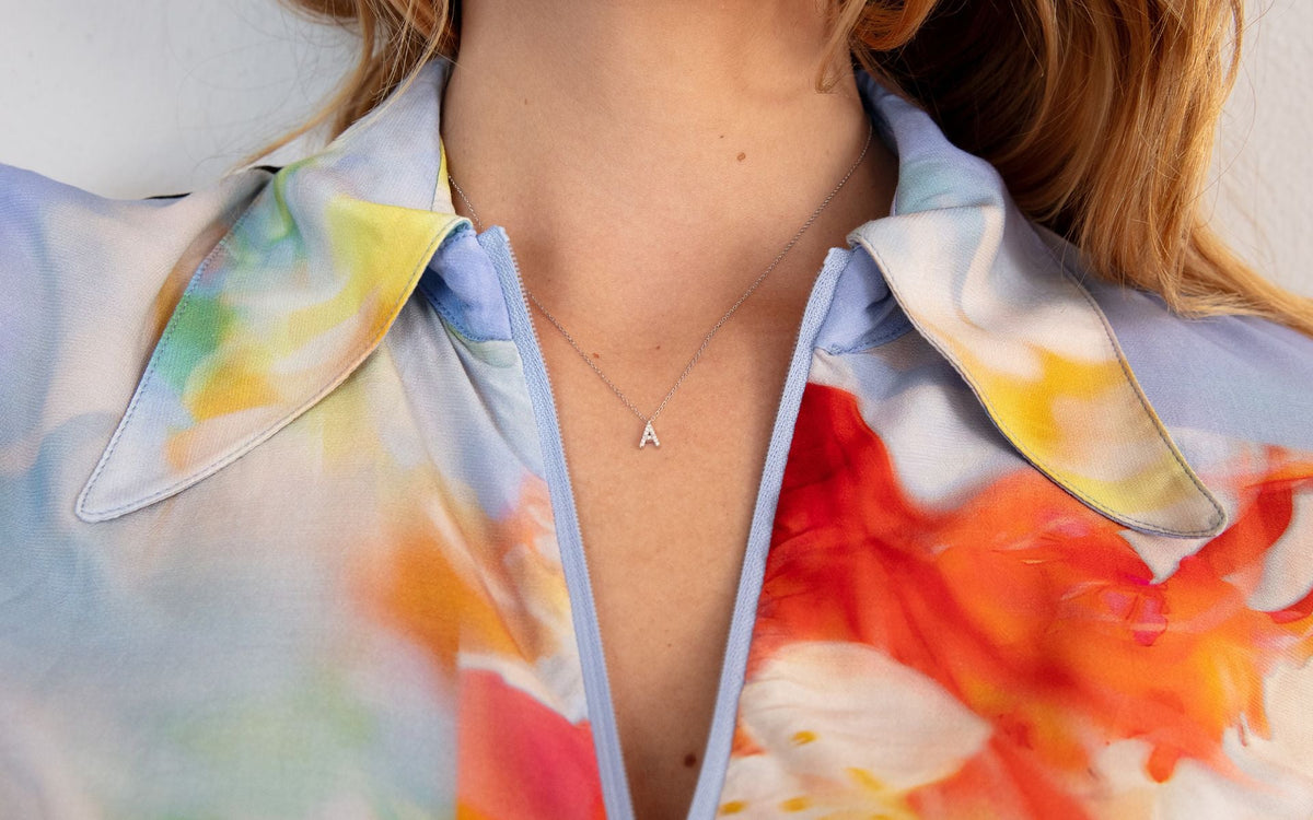 filigrane Herzkette mit nachhaltig natürlichen Diamanten