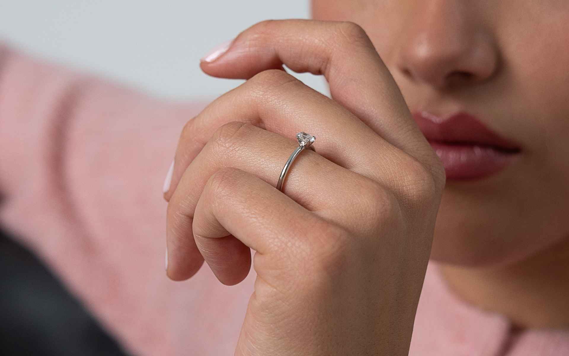 Verlobungsring Schlicht