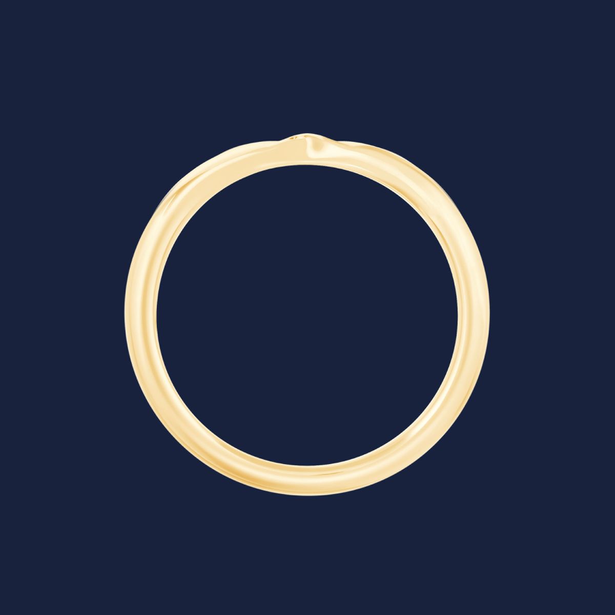 Mittig verengter Ring von Vorne