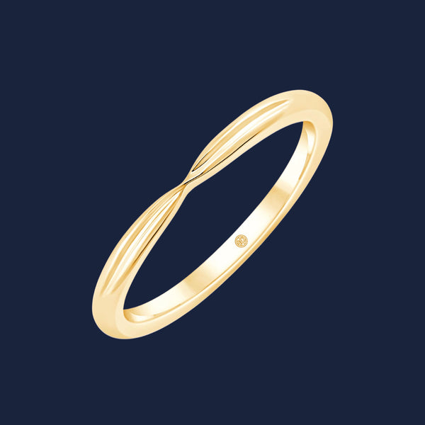 Verspieltes Design bei einem Gelbgoldenen Ring