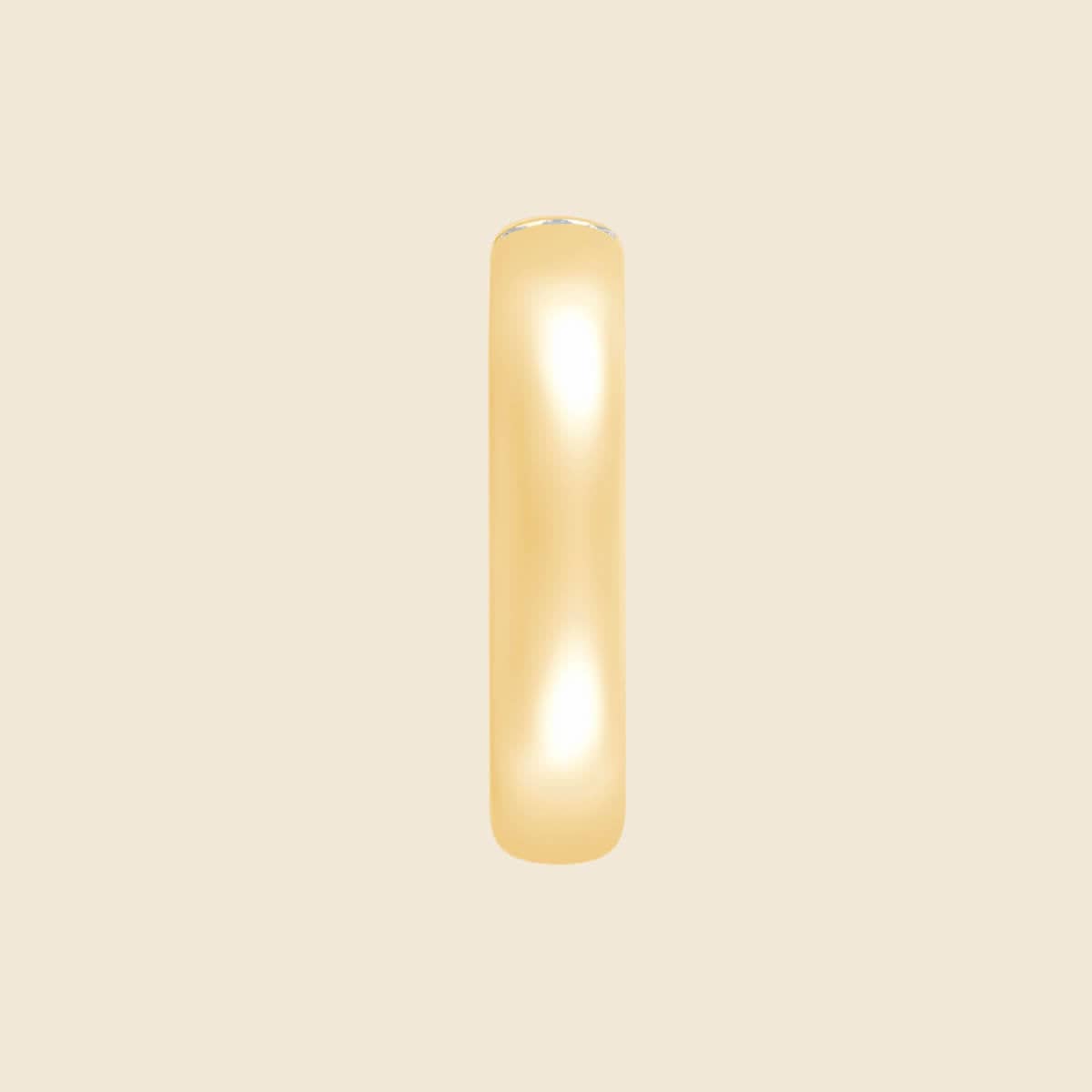 Gelbgoldener Ehering mit drei Diamanten