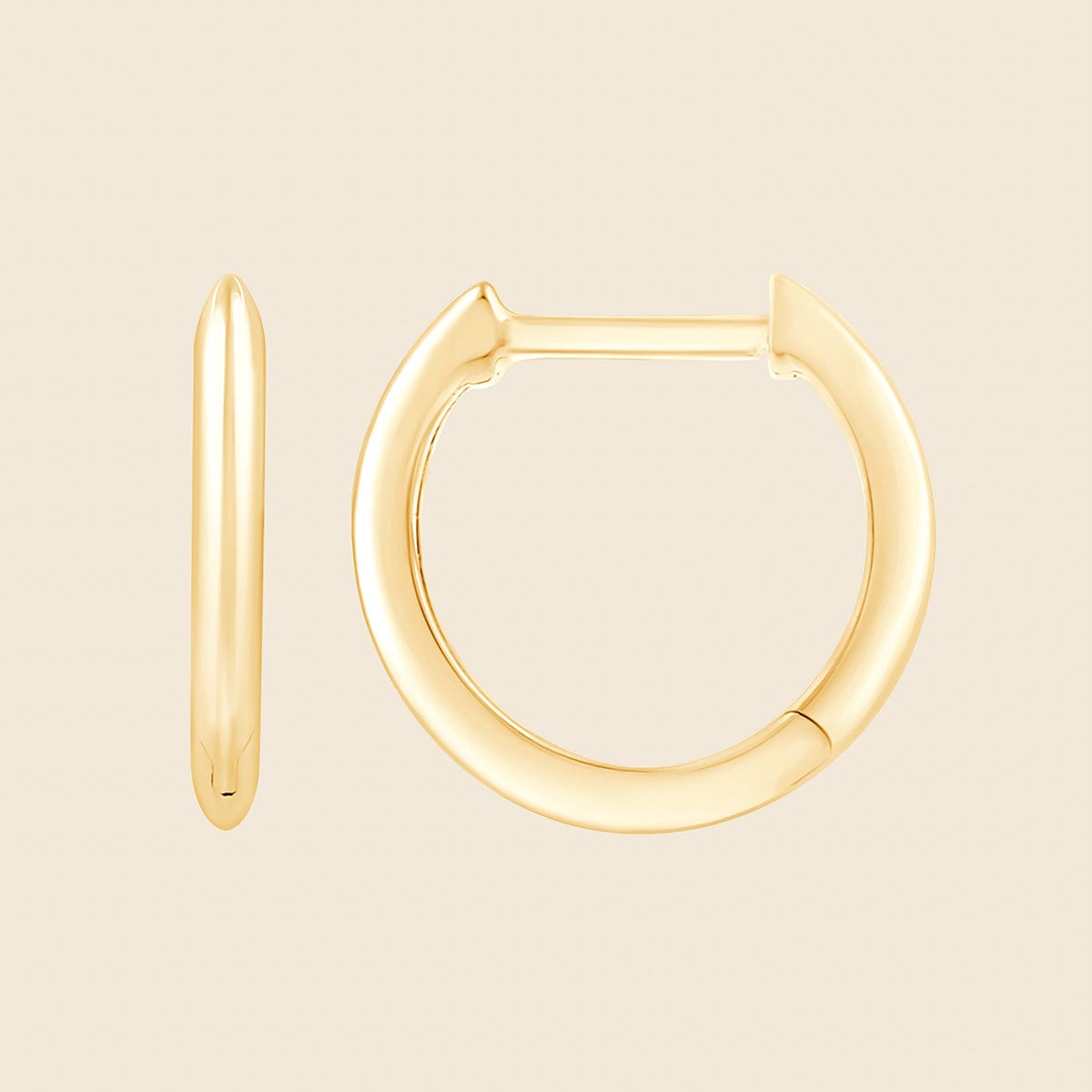 Kreolen in 14k Gelbgold