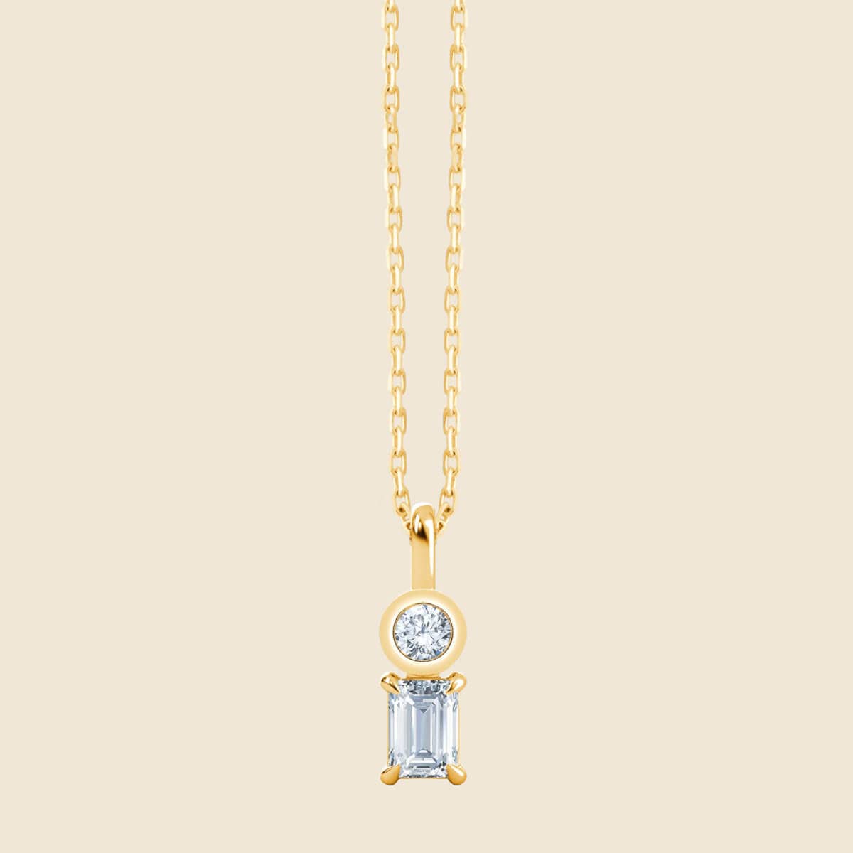 Ananya Emerald Duet Necklace