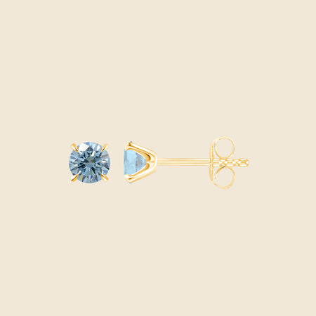 Lily Blue Round Studs image