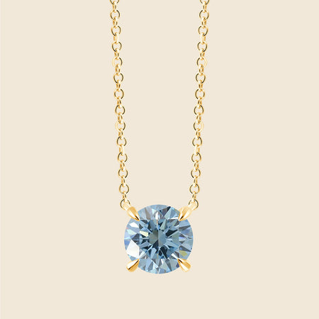 Lily Blue Round Pendant image