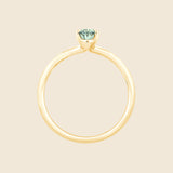 Aster Oval Green Ring