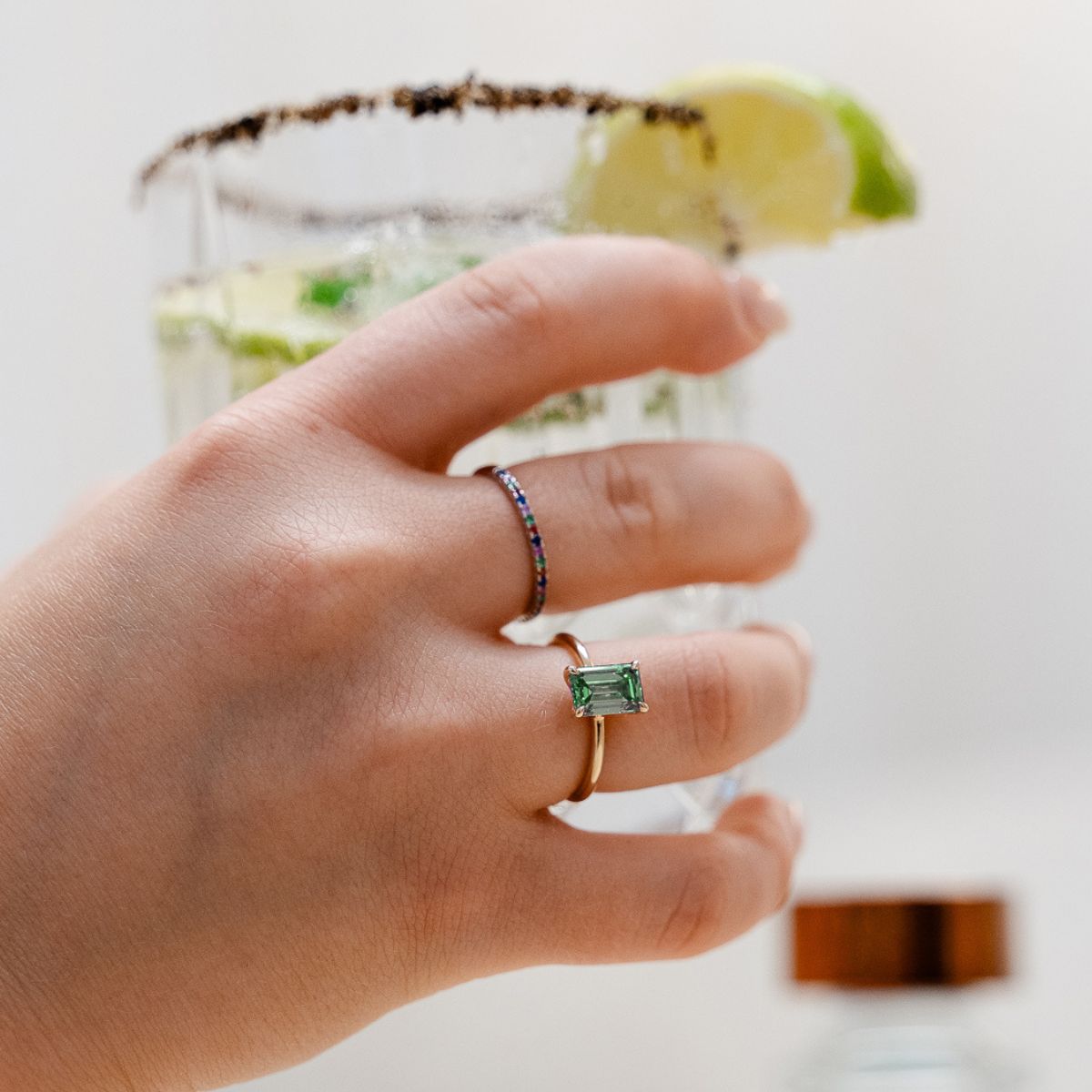 Emerald Green Ring