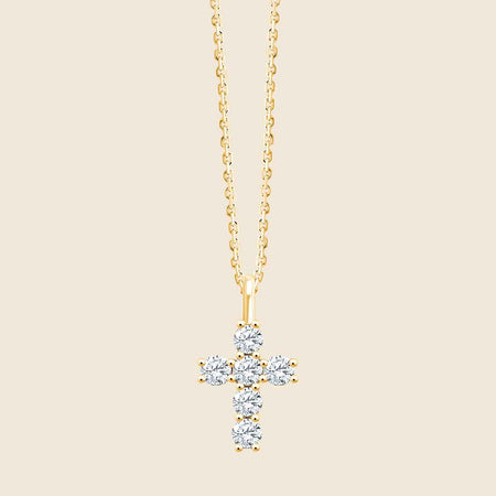 Lily Round Kreuzkette image