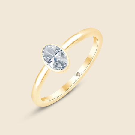 Iris Oval Rose Ring image