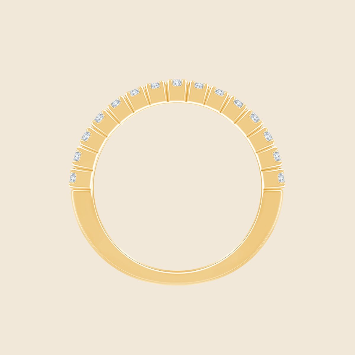 Peculiar Medium Diamond Band