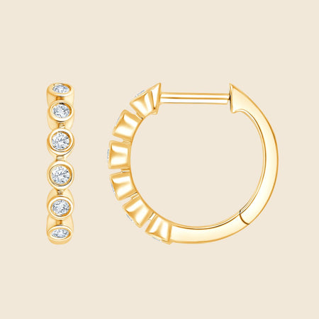 Peculiar Bezel Petite Creoles image