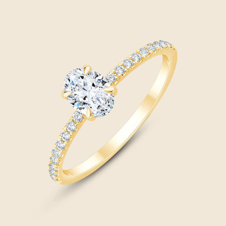 Aster Oval Micro Ring image