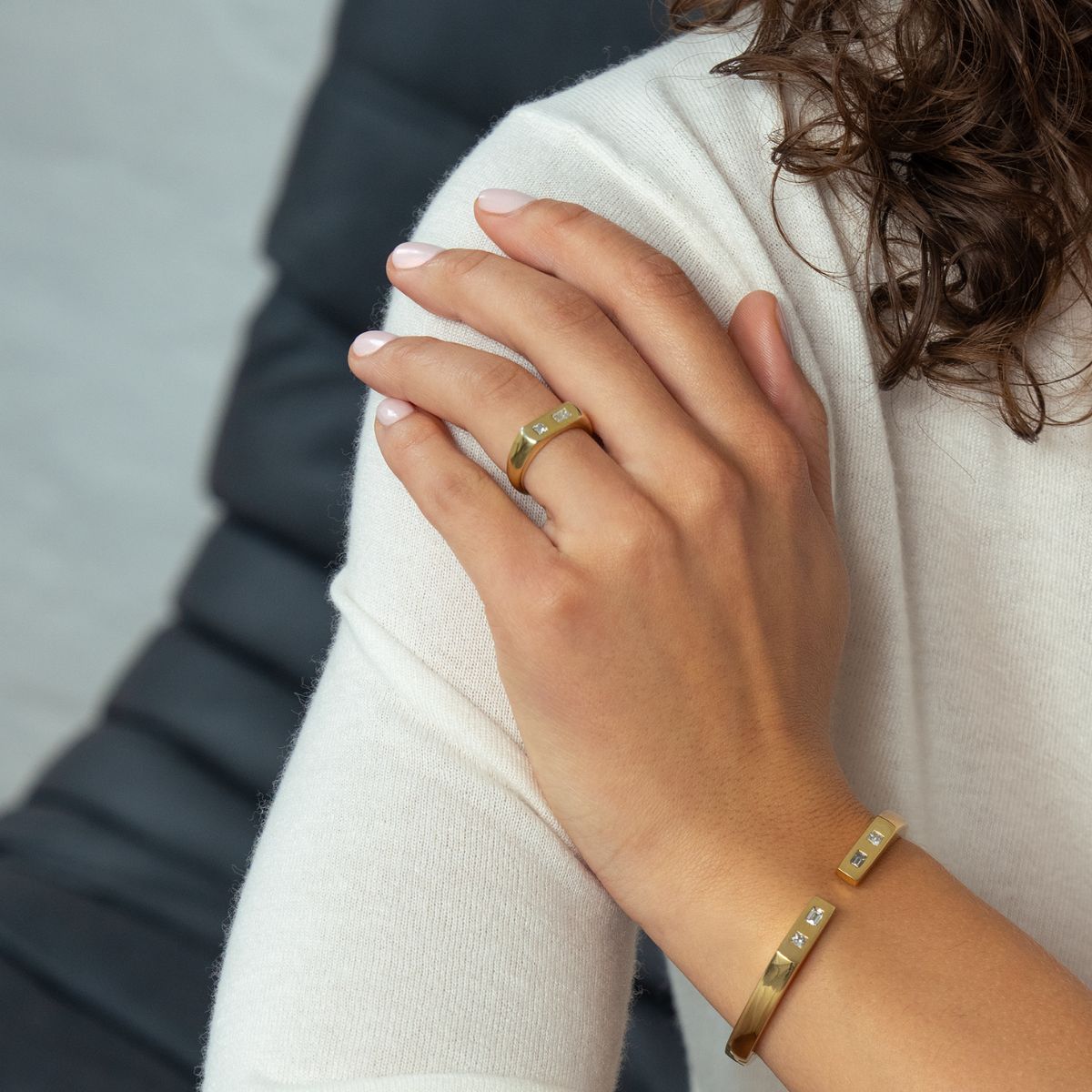 Morse Duet Ring