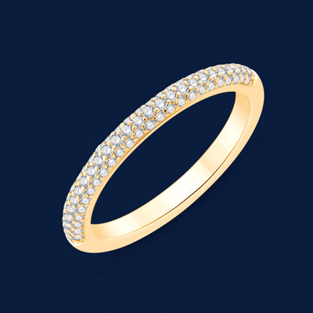 Domed Pave Band image