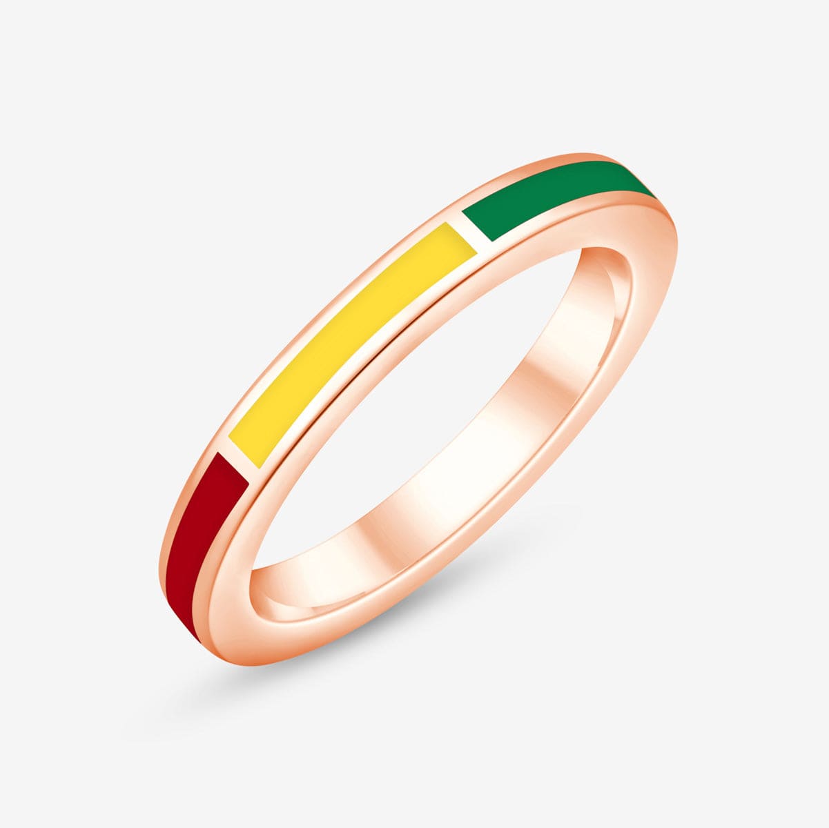 Bauhaus Rainbow Round Ring