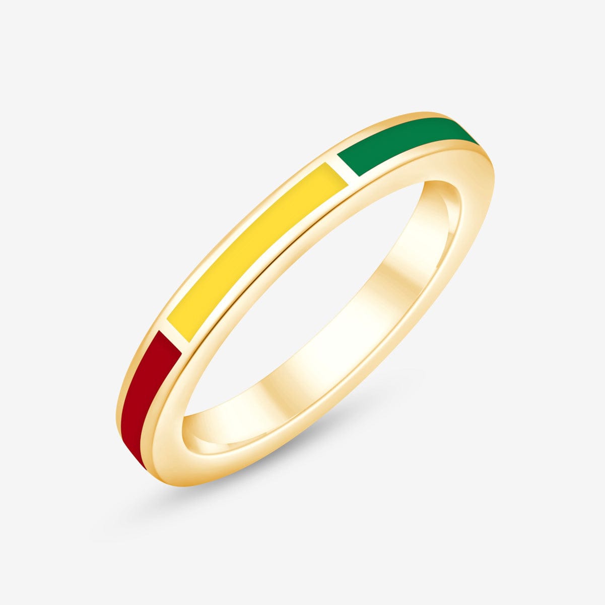 Bauhaus Rainbow Round Ring