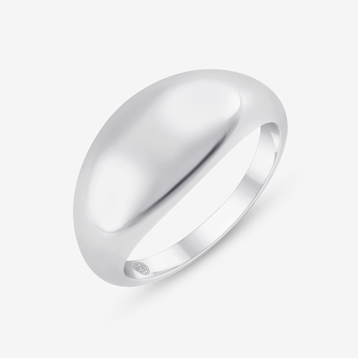 Breiter Bogenring Sterling Silver
