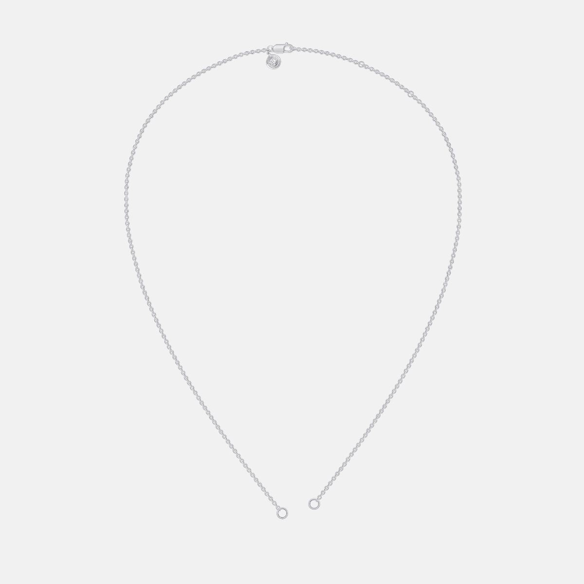 Charm Cable Kette in Sterling Silber