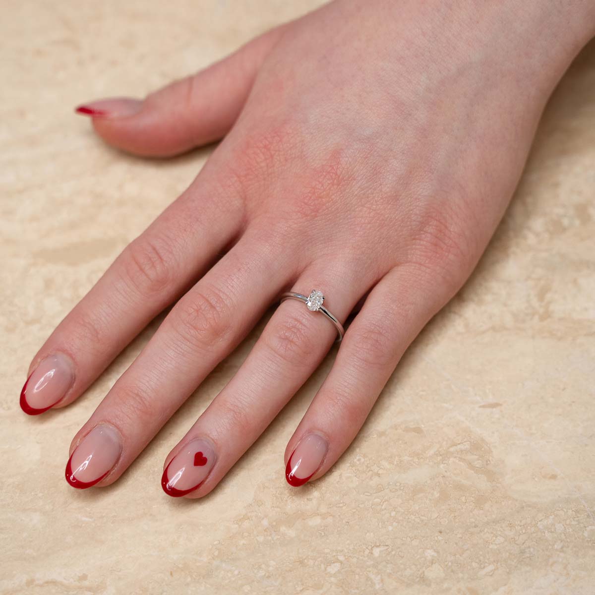 Caress Oval Ring