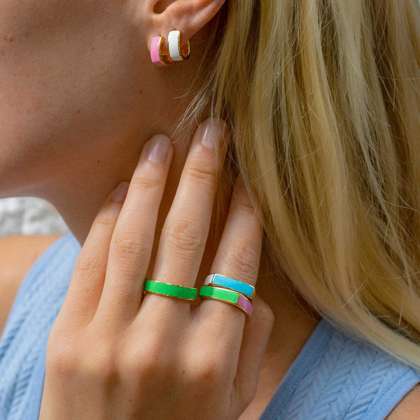 personalisierbare Ringe und Ohrringe