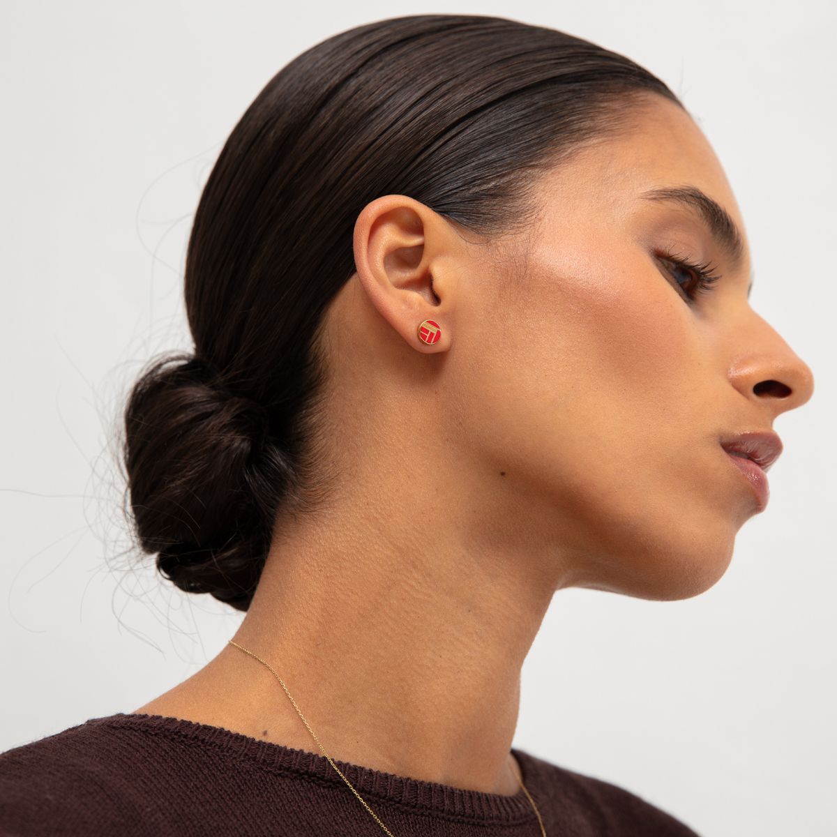 Bauhaus Custom Ceramic Ohrringe