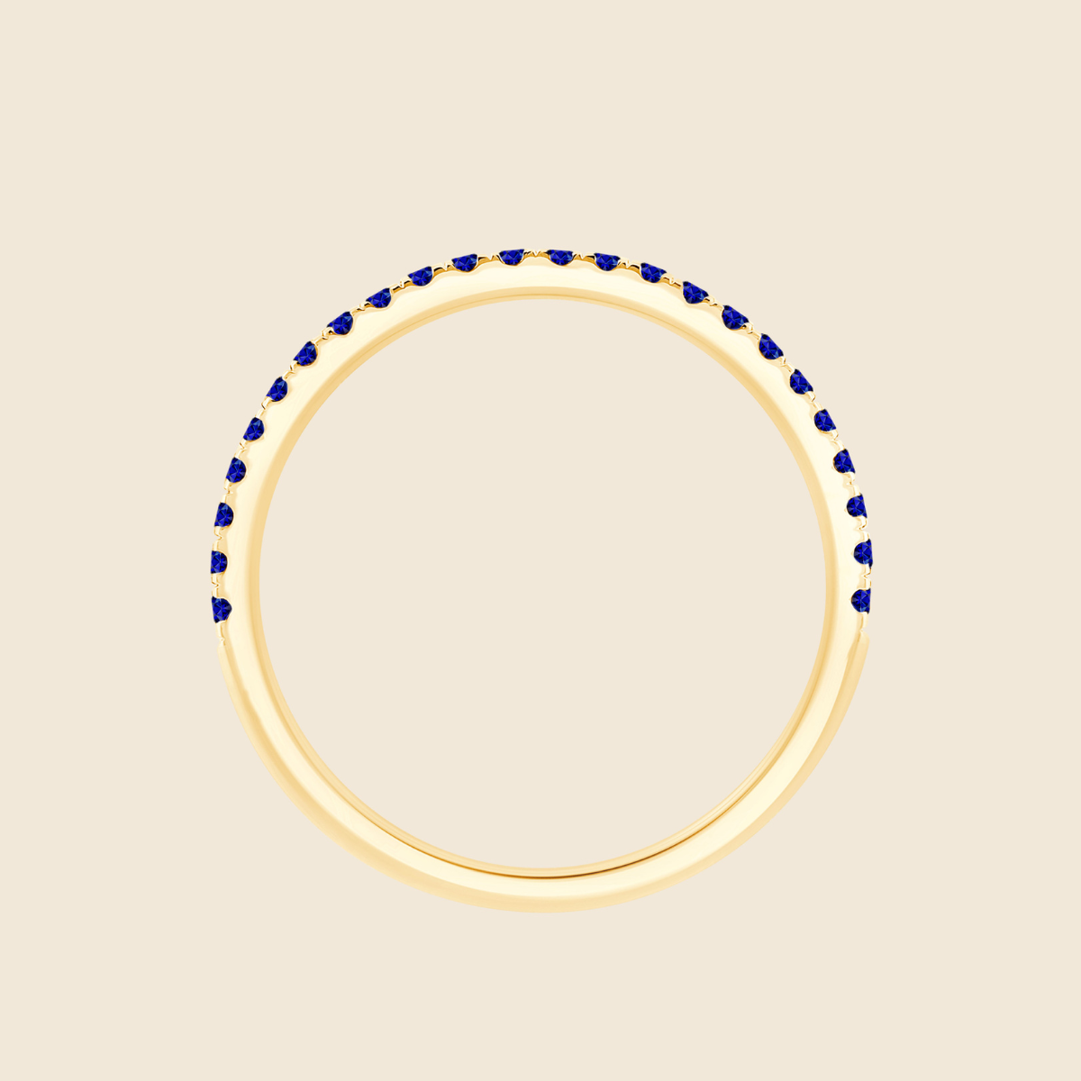 Blue Micro Sapphire Band