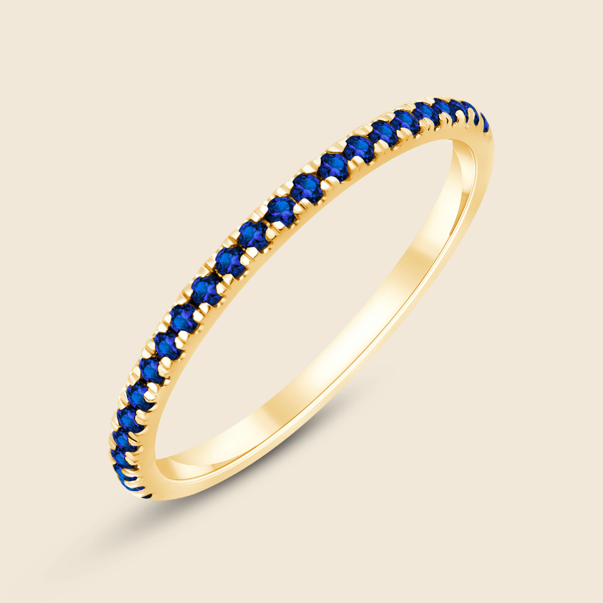 Blue Micro Sapphire Band