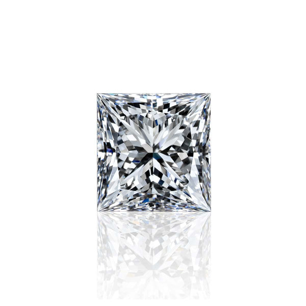 Princess cut lab-grown diamond