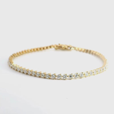 Tri Lily Tennis Armband