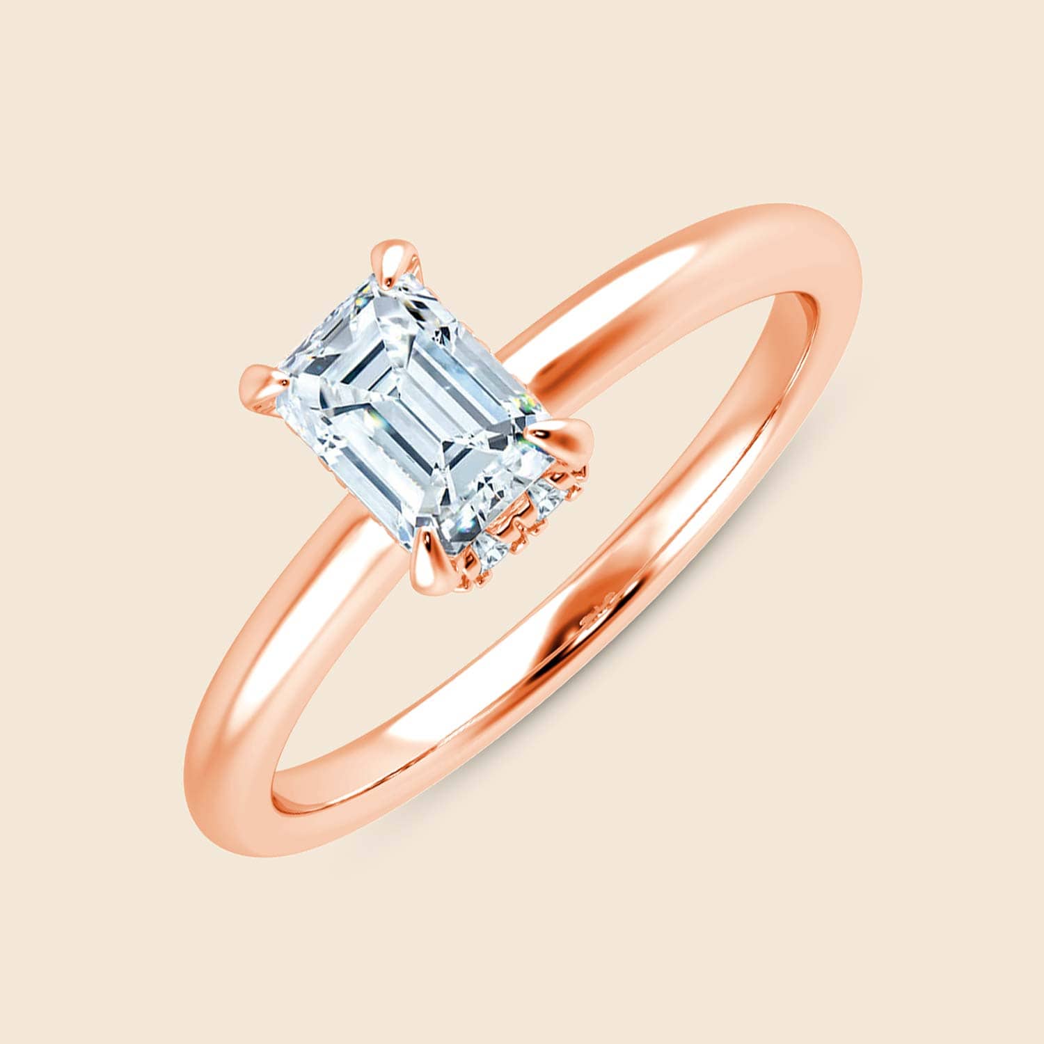 Daffodil Emerald Ring