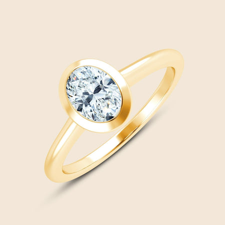 Oval Floating Iris Ring image