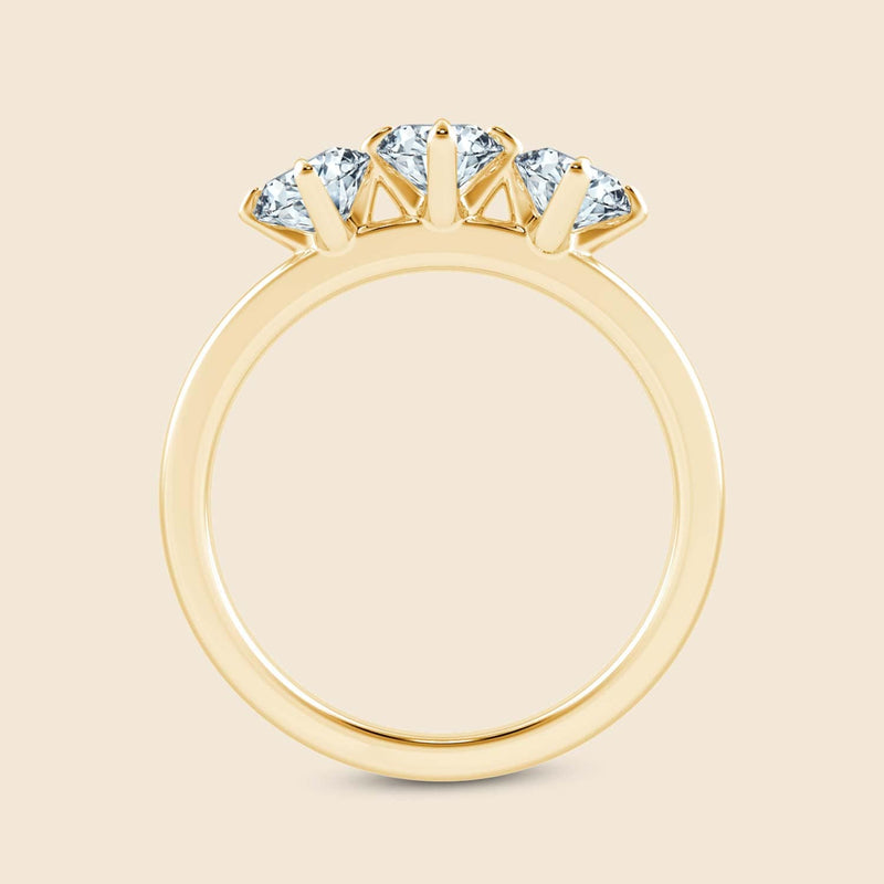 Lily Round Trio Ring