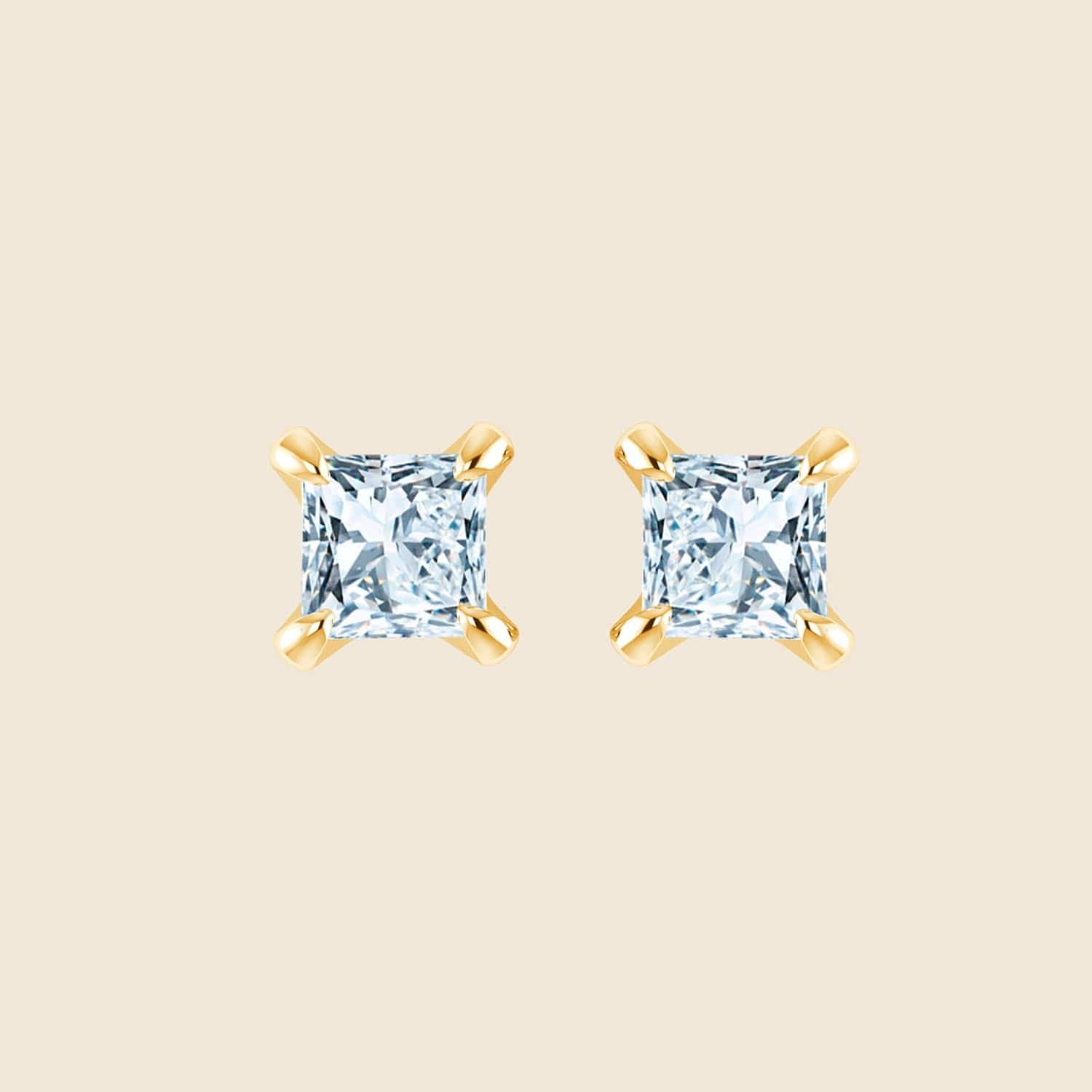Princess Lily Studs Yellow
