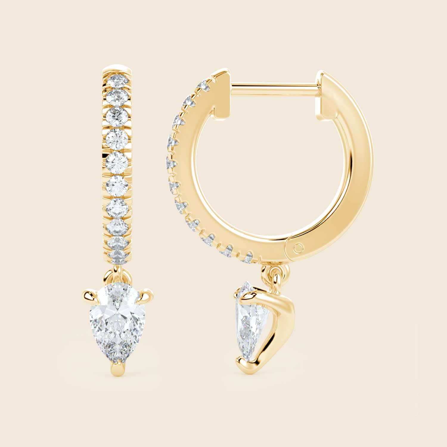 Pear Lily Danglers Yellow