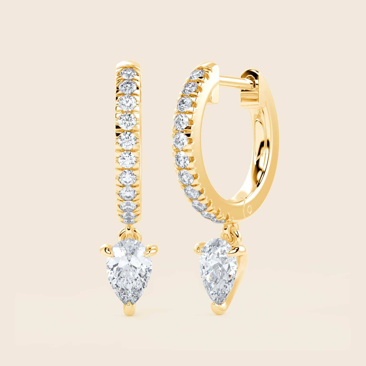 Pear Lily Danglers Yellow