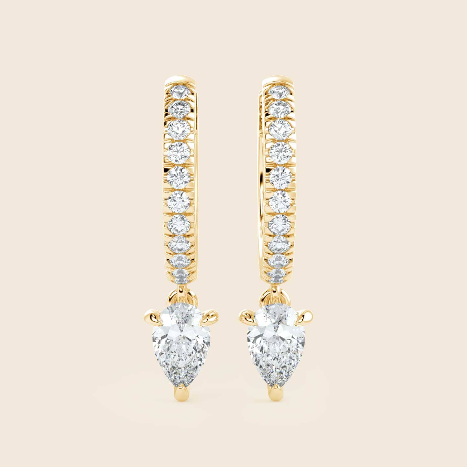 Pear Lily Danglers Yellow