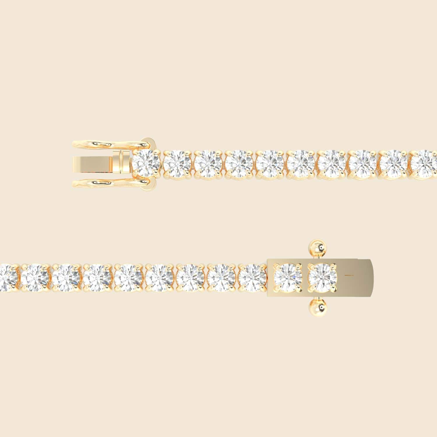 Lily Tennis Bracelet Gelb