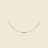 Lily Tennis Necklace Yellow