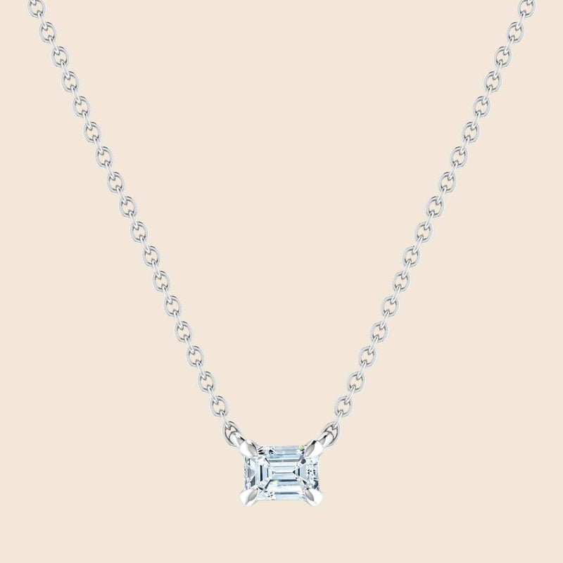 Petite Lily Necklace White