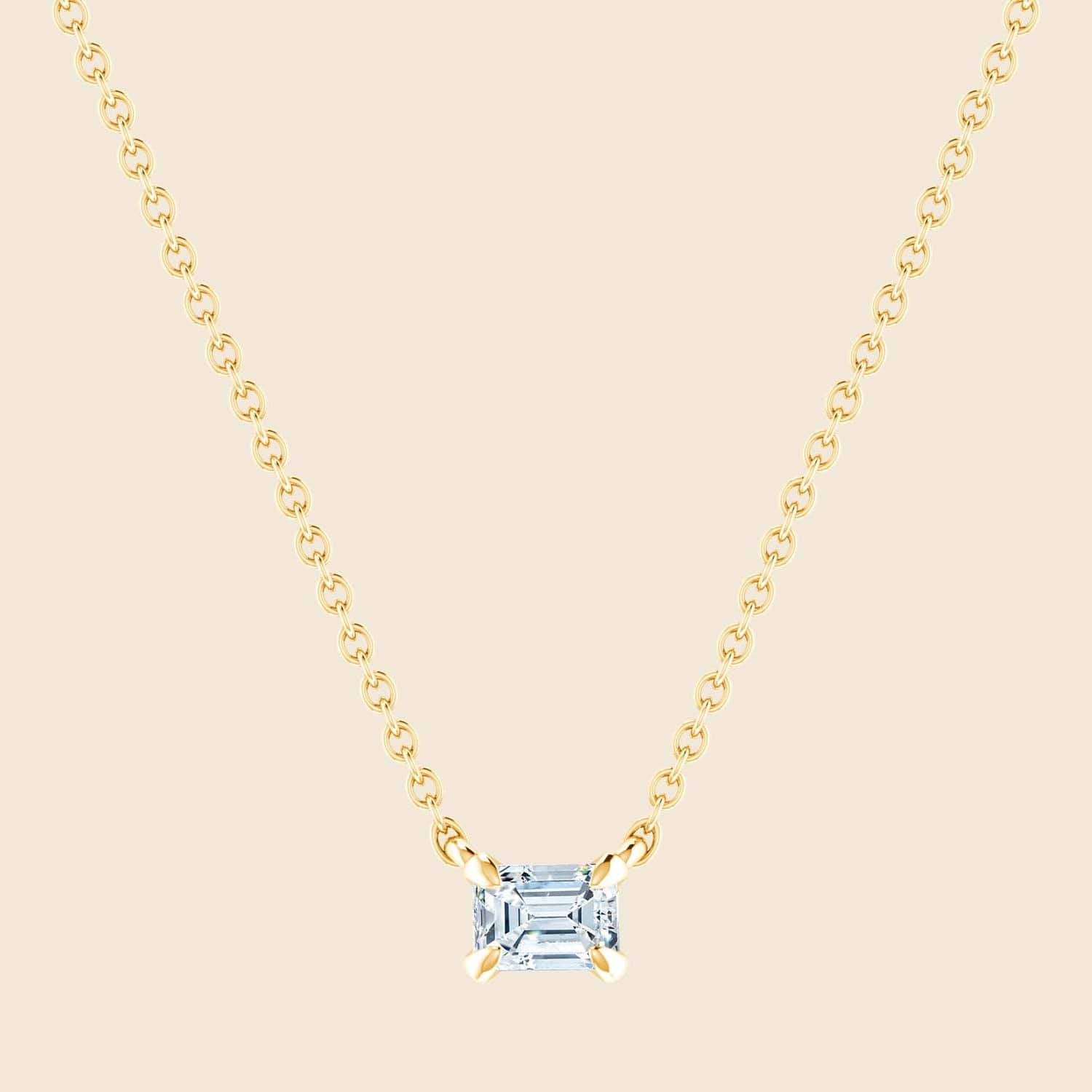 Petite Lily Necklace Yellow