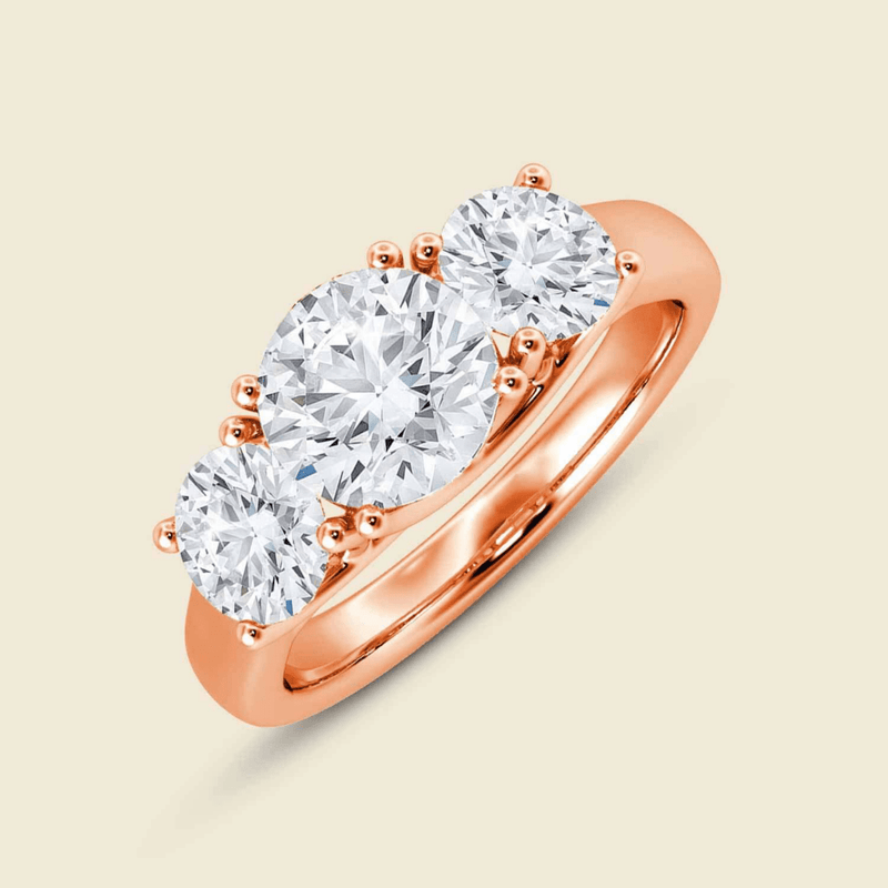 Lily Round Trinity Ring