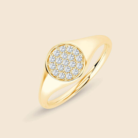 Pave Signet Ring image