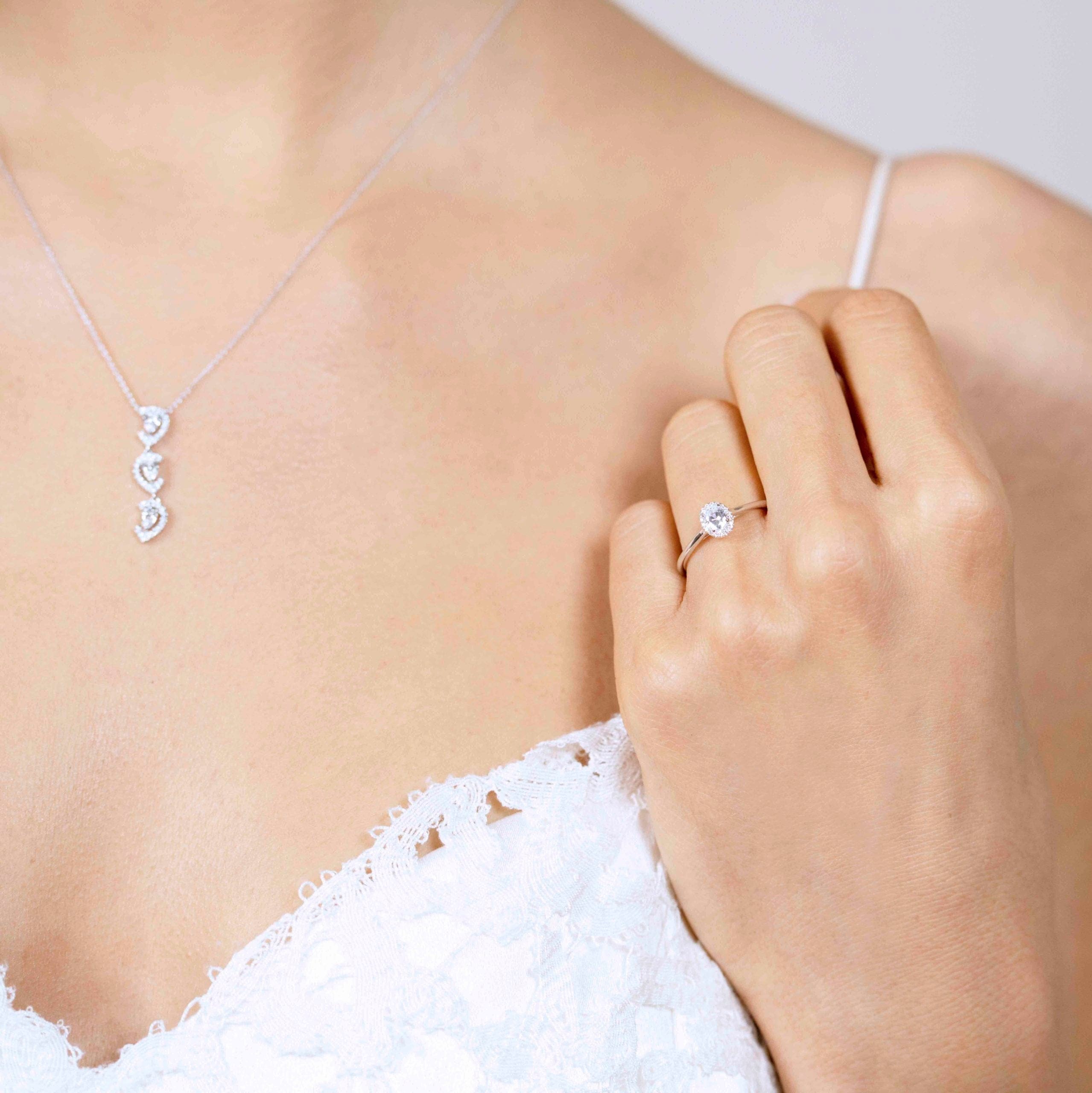 Cathedral Halo Oval Ring
