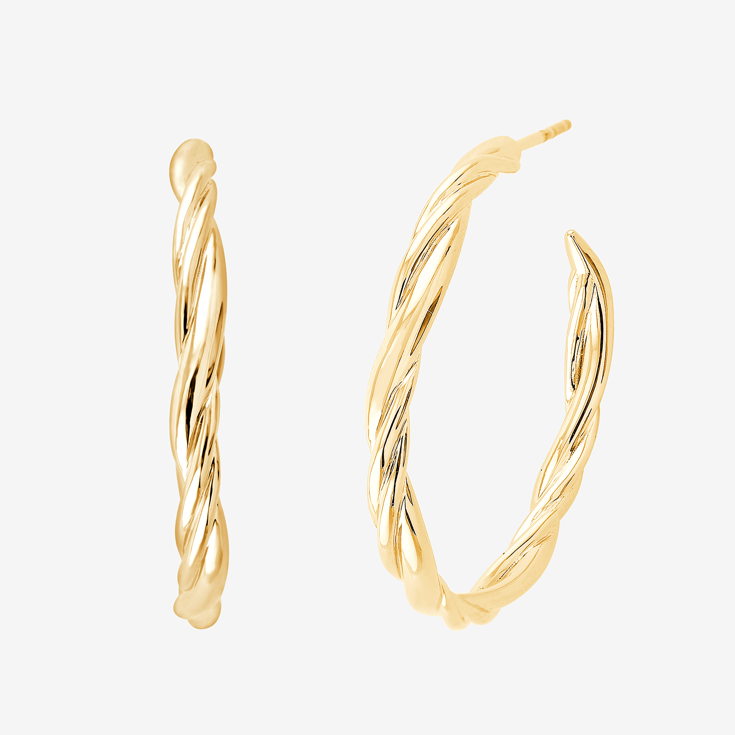 249 Pukka Braid Hoops Yellow 2