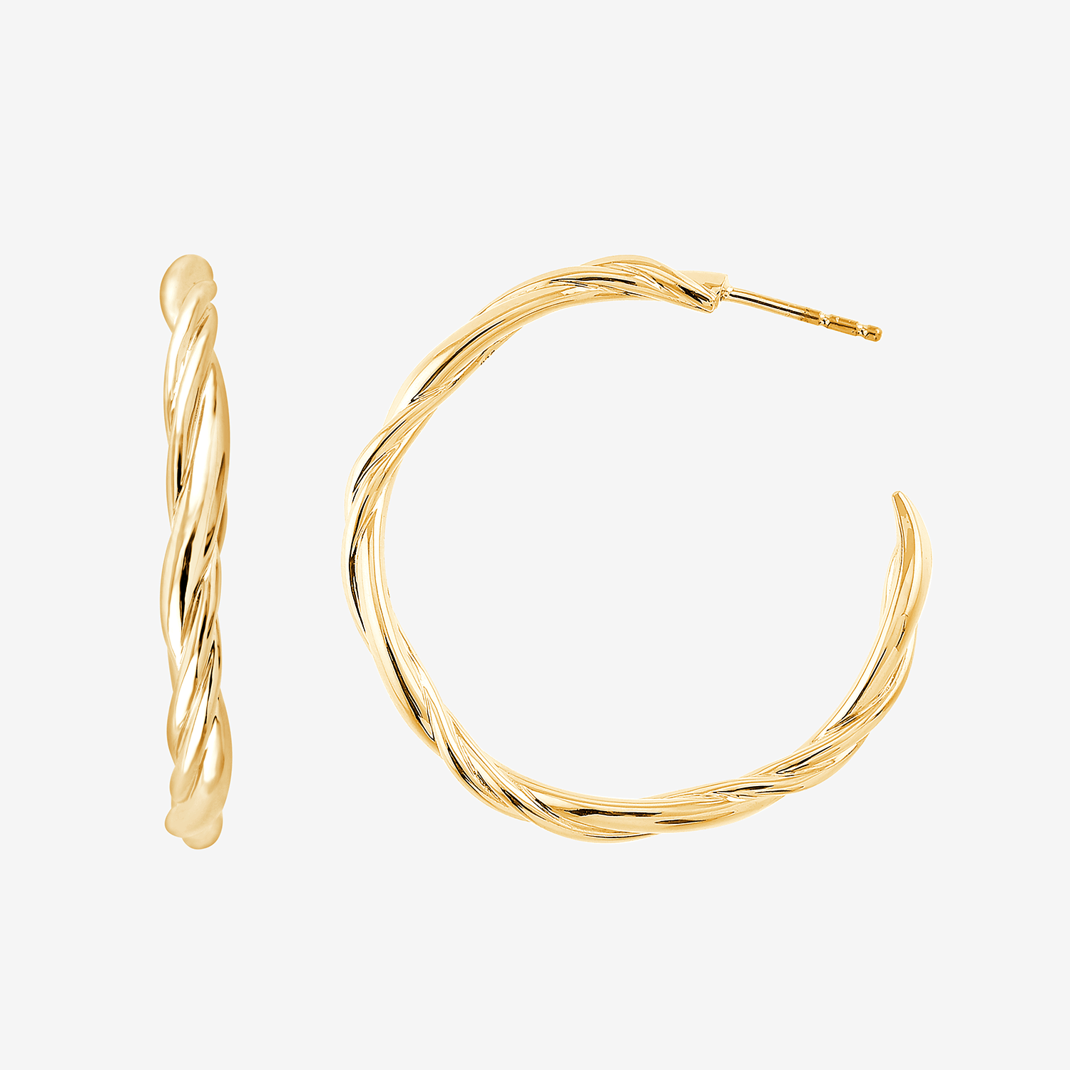 249 Pukka Braid Hoops Yellow 3